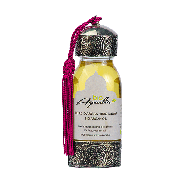 Huile D’argan bouteille Artisanale 60ml Huile D’argan Cosmétique Bouteille Artisanale 60ml