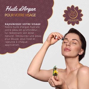 Huile D’argan Cosmétique Bouteille Artisanale 60ml