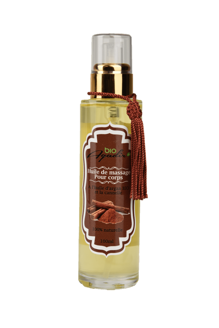 Huile de Massage à L’Argan et à la Cannelle