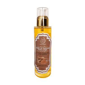 Huile de Massage à l'huile d'Argan et la Cannelle