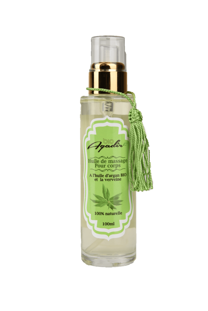 Huile de Massage à L’Argan et à la verveine
