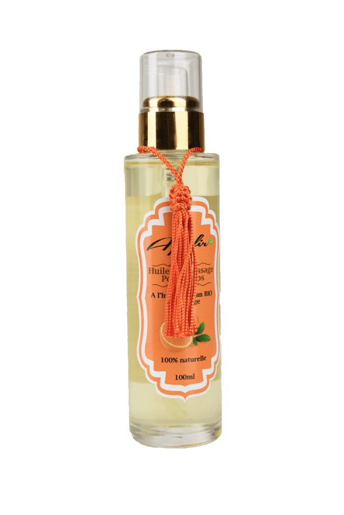 Huile de Massage à L’Argan et à l’orange