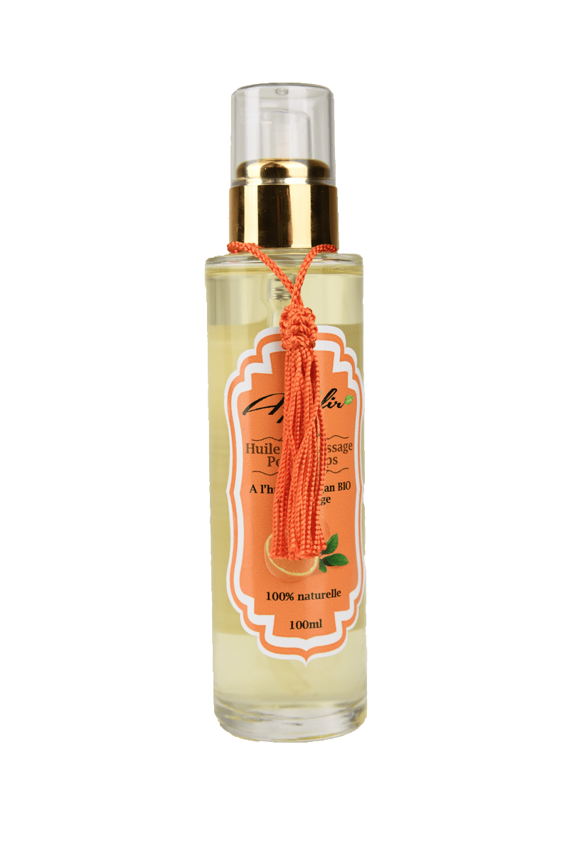 Huile de Massage à L’Argan et à l’orange