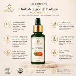Bienfaits de l’huile de figue de barbarie Éclat Précieux ArganDrip pour le visage