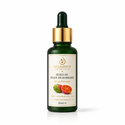 Huile de graines de figue de barbarie Éclat Précieux ArganDrip — sérum visage anti-âge 30ml