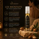 Huile d’Argan Pure Flacon Laura Source Élégance ArganDrip — nutrition intense visage cheveux corps