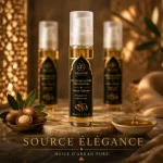 Gamme Huile d’Argan Pure Source Élégance ArganDrip — flacons premium naturels marocains