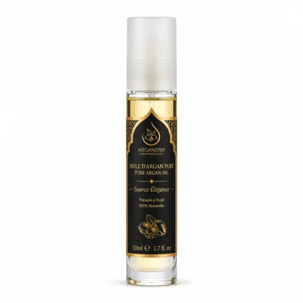 Huile d’Argan Pure Flacon Laura Source Élégance ArganDrip — huile d’argan pure pressée à froid 50ml