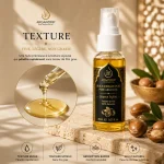 Huile d’Argan Pure Source Infini ArganDrip — texture fine dorée