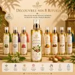 Gamme huiles massage ArganDrip rituels bien-être fleur d’oranger
