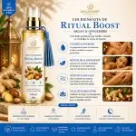 Bienfaits huile de massage ArganDrip Ritual Boost énergie stimulation gingembre