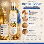 Comment utiliser huile de massage ArganDrip Ritual Boost gingembre rituel énergisant