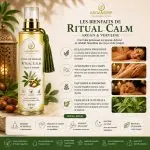 Bienfaits huile de massage ArganDrip Ritual Calm détente apaisement verveine
