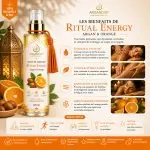 Bienfaits huile de massage ArganDrip Ritual Energy énergie vitalité orange