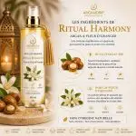 Huile argan et fleur d’oranger ingrédients naturels ArganDrip Ritual Harmony