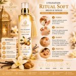 Comment utiliser huile de massage ArganDrip Ritual Soft vanille rituel cocooning
