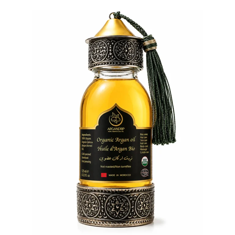 Huile d’Argan Pure Artisanale Source Héritage — huile naturelle pressée à froid 125ml