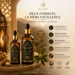 Gamme Source Prestige — huiles d’argan pipette 50ml et 100ml