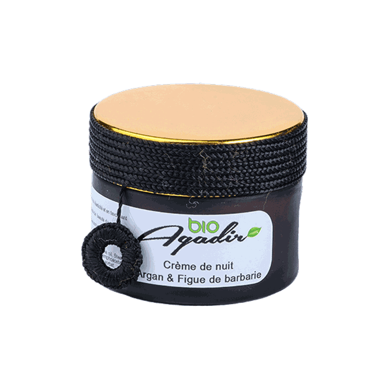 Crème de nuit à l'huile d'argan et Figue de Barbarie
