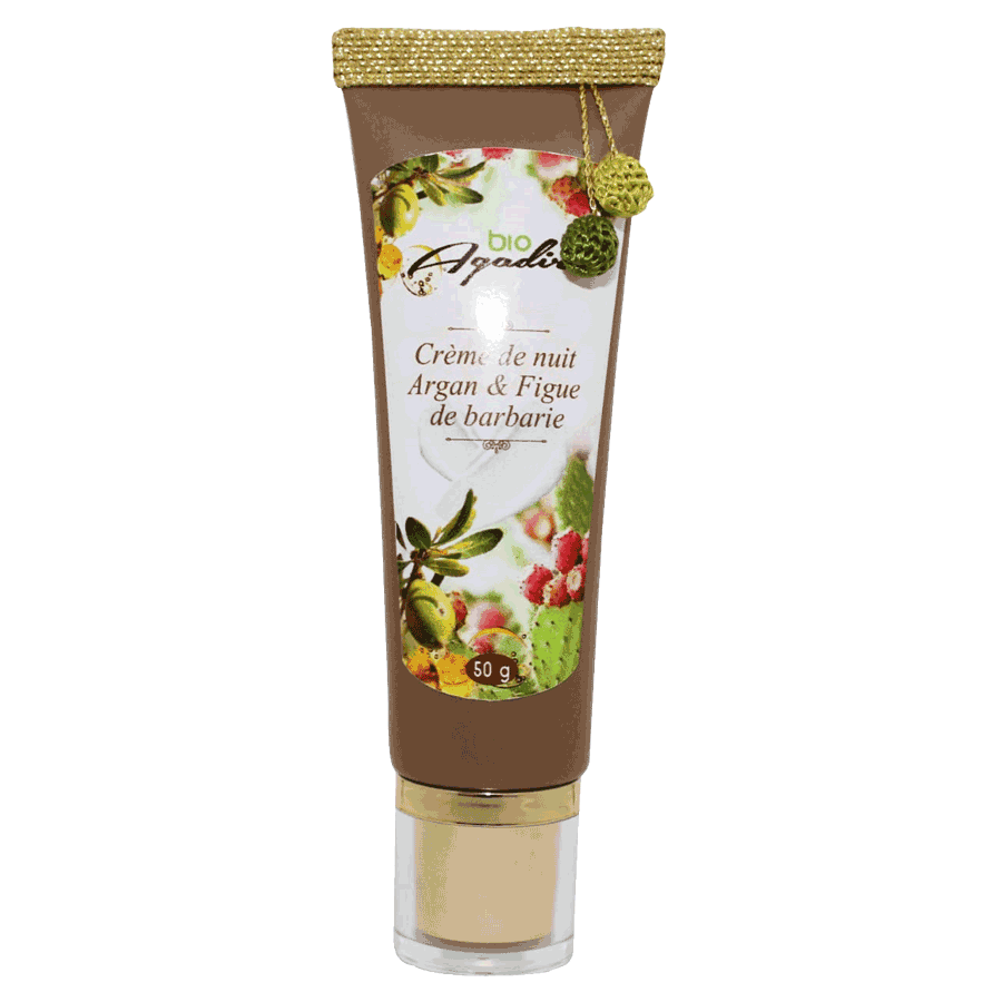 Crème de nuit à l'huile d'argan et Figue de Barbarie
