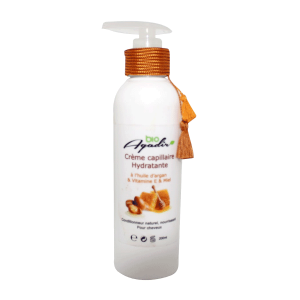 Crème capillaire démêlante et hydratante Argan / Miel