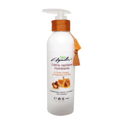 Crème capillaire démêlante et hydratante Argan / Miel