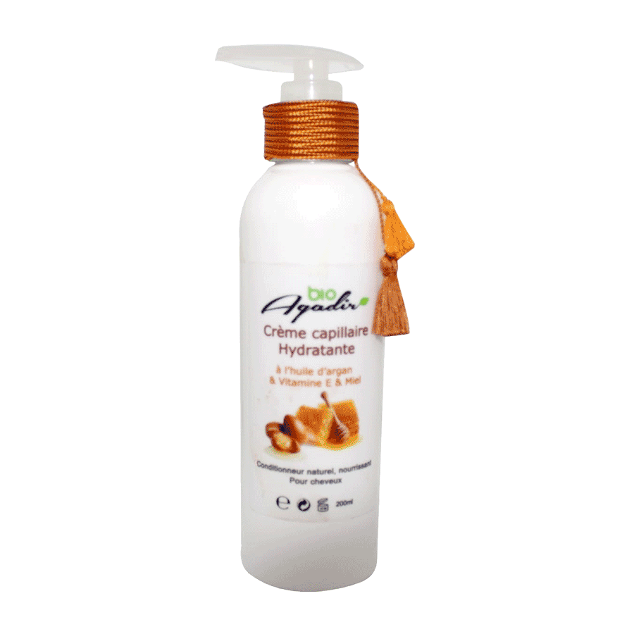 Crème capillaire démêlante et hydratante Argan / Miel