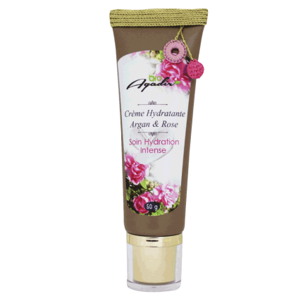 Crème Hydratante à l'Huile d'Argan et à la Rose