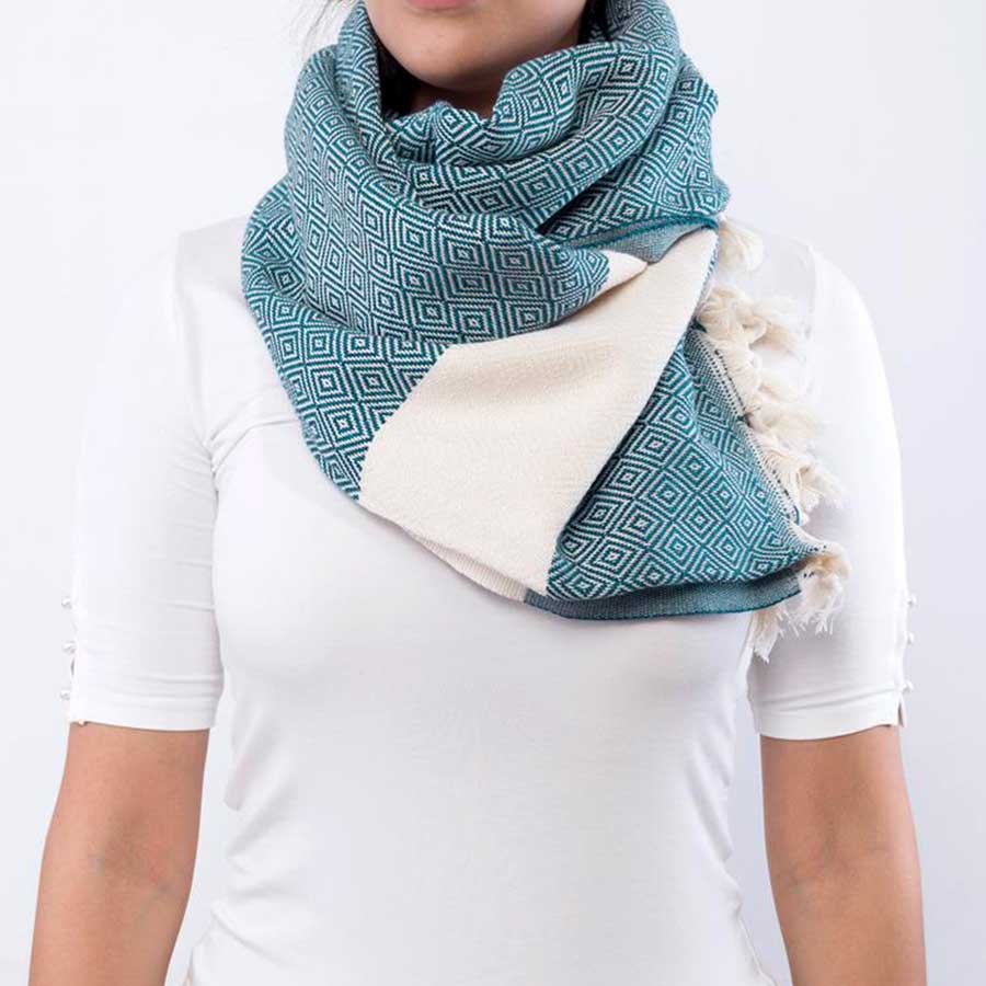 Écharpe Vert foncé