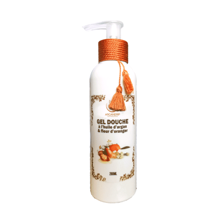 Gel Douche Argan & Fleur d’Oranger – Douceur et Hydratation