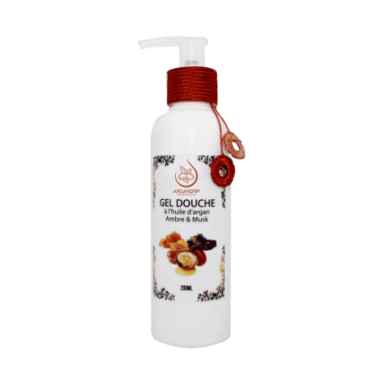 Gel Douche Argan Ambre & Musc – Parfum Oriental Naturel