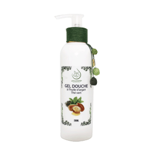 Gel douche à l’huile d’argan & Thé Vert – Fraîcheur et Soin Naturel