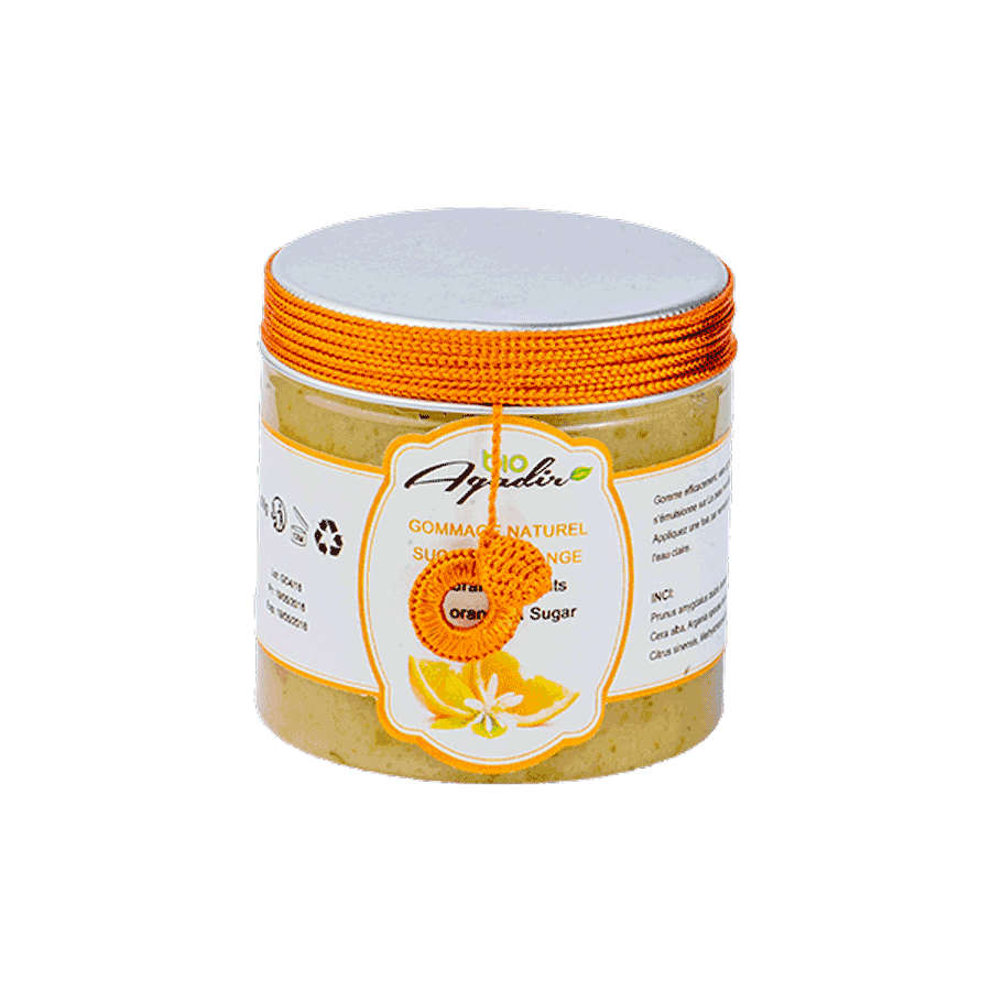 Gommage-Au-Sucre-Et-Orange Gommage Fondant Au Sucre Et À L’Orange