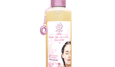 Huile de Douche Lavante 100% Naturelle – Nettoie et hydrate la peau