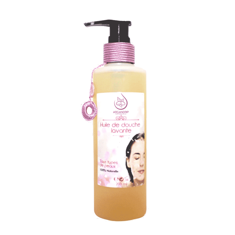 Huile-de-douche-Lavante-ArganDrip Huile de Douche Lavante 100% Naturelle – Nettoie et hydrate la peau