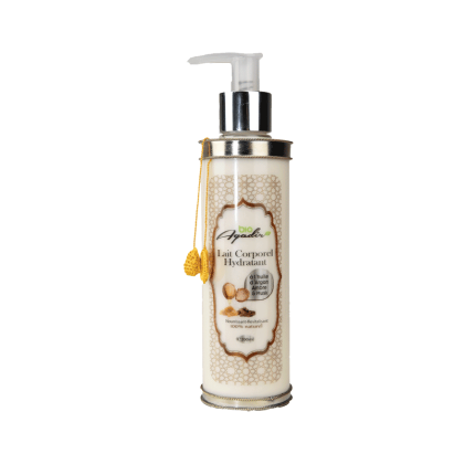 Lait corporel à l’huile d’Argan, Ambre et Musc
