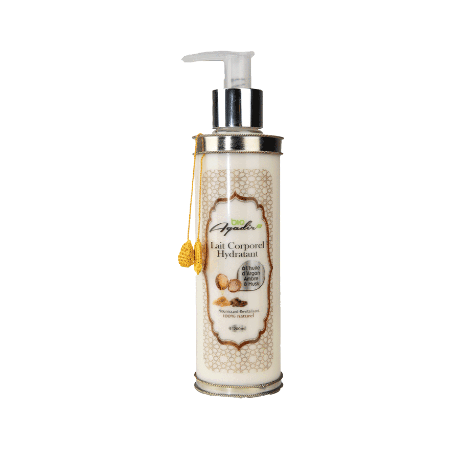 Lait-Corporel-argan-Ambre-Musk Lait corporel à l’huile d’Argan, Ambre et Musc