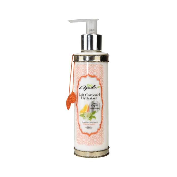 Lait corporel Hydratant à l’huile d’Argan et la fleur d’oranger