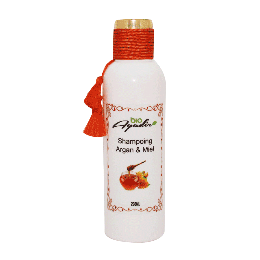 Shampoing-Nutrition-Argan-&-Miel Shampoing Nutrition à l'huile d'Argan et Miel