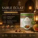Texture du gommage Sable Éclat ArganDrip — exfoliant naturel à la figue de barbarie