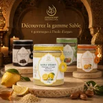 Gommage Sable Energy ArganDrip — gamme Sable avec citron, orange, chocolat et figue de barbarie