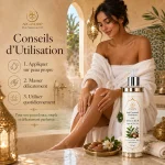 Lait corporel Soie Douceur Argan & Thé Vert ArganDrip — rituel corps après la douche
