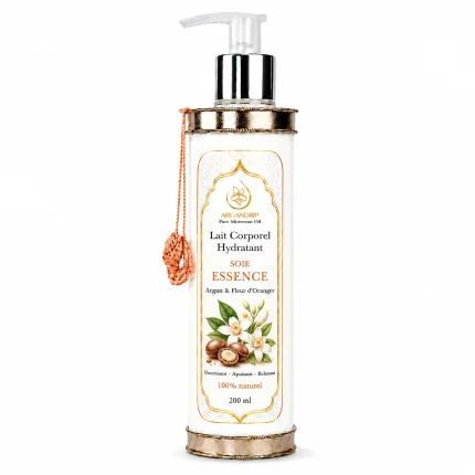 Lait corporel Soie Essence Argan & Fleur d’Oranger ArganDrip — soin corps apaisant 200ml