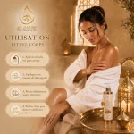 Lait corporel Soie Mystique Argan Ambre & Musc ArganDrip — rituel corps après la douche