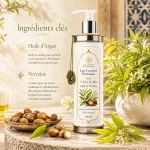 Lait corporel Soie Velours Argan & Verveine ArganDrip — huile d’argan et verveine