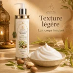 Lait corporel Soie Velours Argan & Verveine ArganDrip — texture onctueuse et fondante