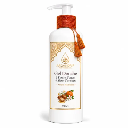 Gel douche à l’huile d’argan et fleur d’oranger ArganDrip — Ondée Harmonie 200ml