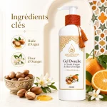 Gel douche Ondée Harmonie ArganDrip — huile d’argan et fleur d’oranger