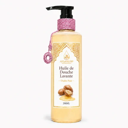 Huile de douche lavante ArganDrip — Ondée Pure à l’huile d’argan 200ml