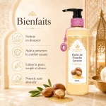 Huile de douche lavante Ondée Pure ArganDrip — bienfaits douceur et nutrition